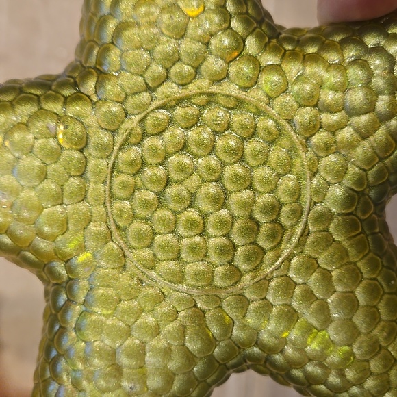 Set of Three Metallic Iridescent Glass Star Fish Accent Pieces - Picture 8 of 9